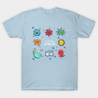 Cute Virus Cartoon (3) T-Shirt